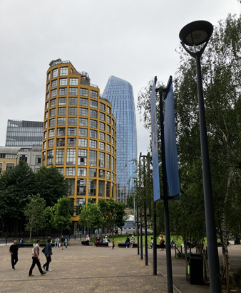 Gult hus nära Tate modern