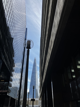 Spännande glasarkitektur i London