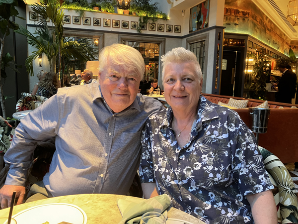 Tom och jag fotade av Anna