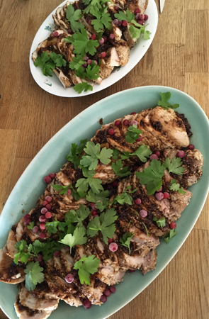 Den marinerade maten