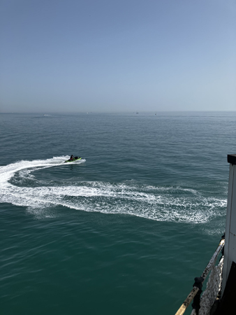 Inbjudande åktur på vattnet