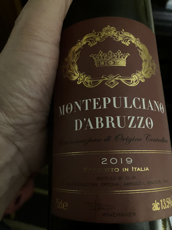 Montepulciano d'Abruzzo 2019
