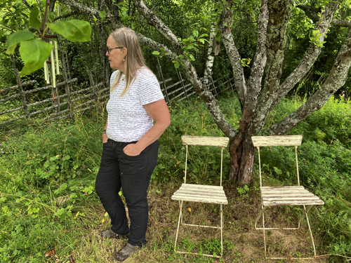 Trädgården uteplats