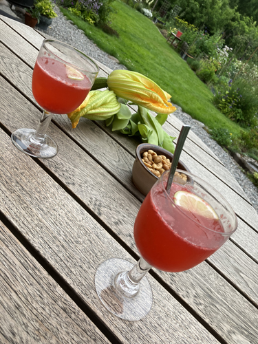 Drink nötter och skörd