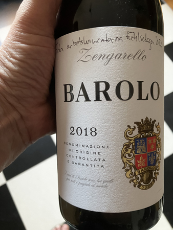 Zengarello Barolo 2018
