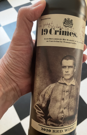 19 Crimes red wine 2020