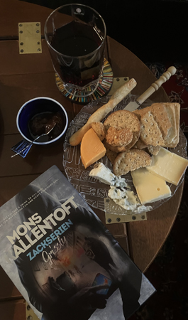 Vin ost kex fikonmarmelad o boken Grissly