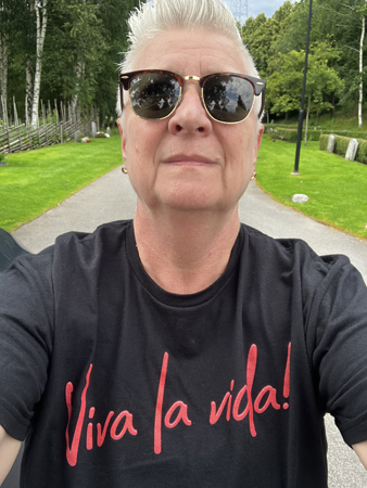 Selfie i tischa Viva la vida