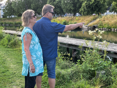 Vännen FEM och Finske Pinnen vid kanalen