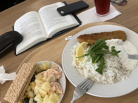 Fisklunch på Feiroz