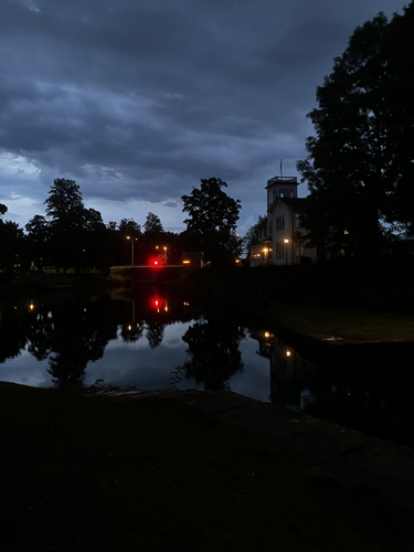 Augustikväll i Motala