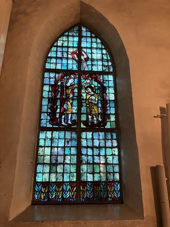 Fönster i Motala kyrka