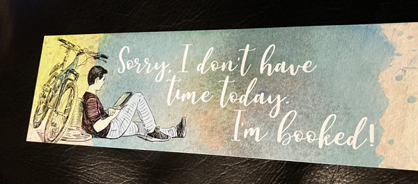 Bokmärke I am booked