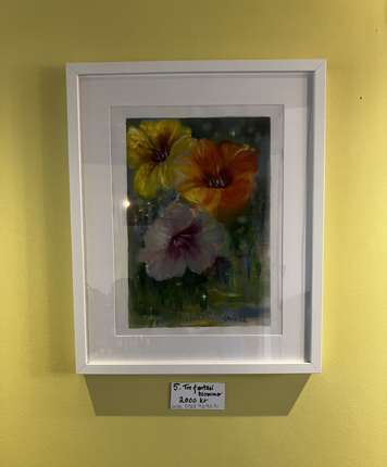 Blommor på Crêperie Lemoni