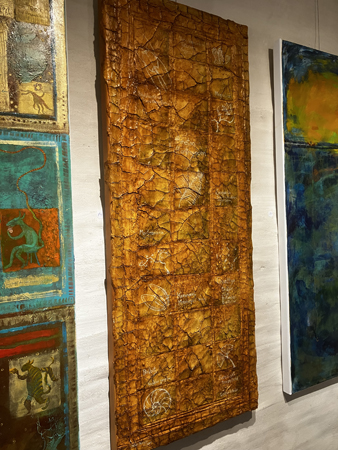 Deg och målad duk Galleri Upsala