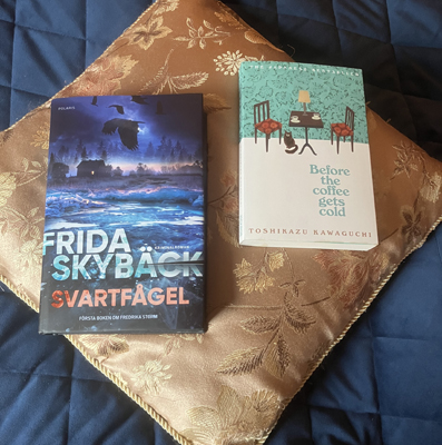 Böckerna Svartfågel och Before the coffee gets cold