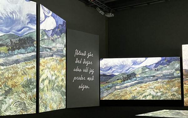 Ibland går det dagar utan att jag pratar med någon van Goghcitat