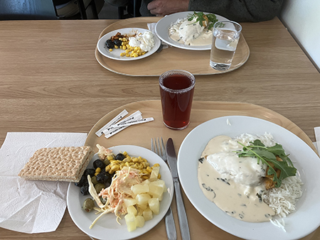 Beige lunch med kyckling