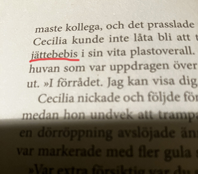 Jättebebis i Grävlingen Jättebebis i Grävlingen