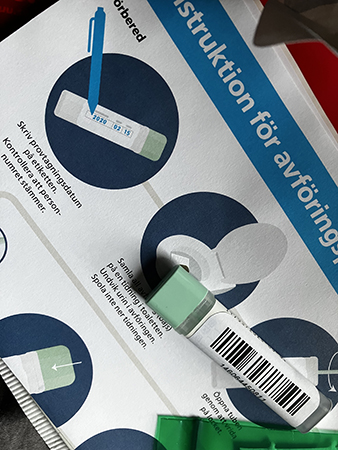 Instruktion för avföringsprov