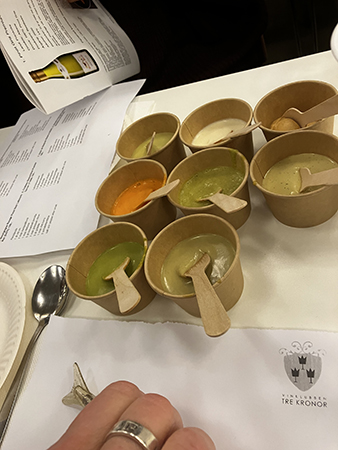 Åtta dipper till vinerna vinprovning 13 okt 2022