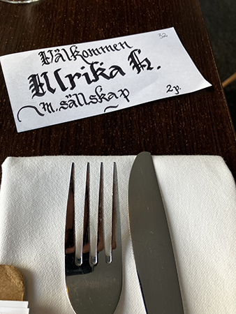 Välkommenskylt Rönnerdahls