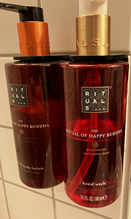 Rituals Happy Buddha på hotellrummet Örebro