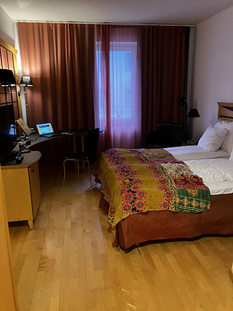 Eget dubbelrum på Clarion i Örebro