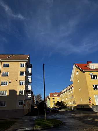 Förmiddagspromenad i oktober i Höganäsområdet Uppsala
