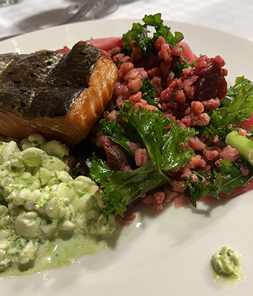 Laxlunch med obeskrivliga röror