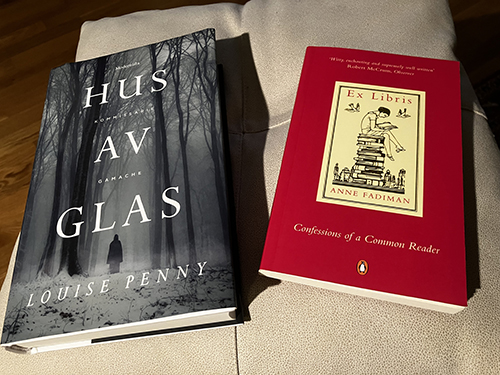 Böckerna Hus av glas och Ex Libris Confessions of a Common Reader
