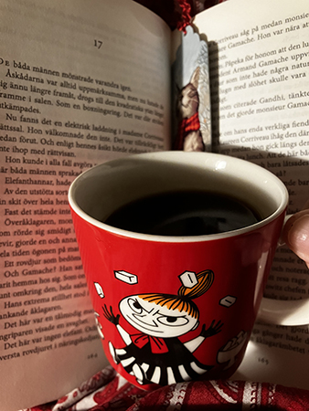 Kapitel 17 och kaffe i Lilla Mymugg