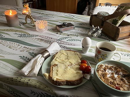 Frukost i nya Matrummet