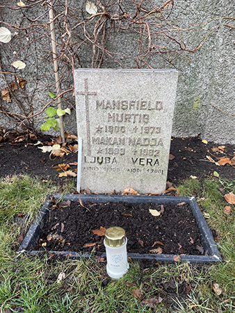 Allhelgonaljus vid farmors farfars o mostrarnas grav 2022