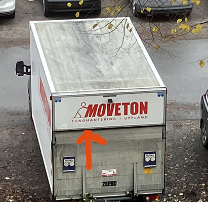 Tunghantering på lastbil