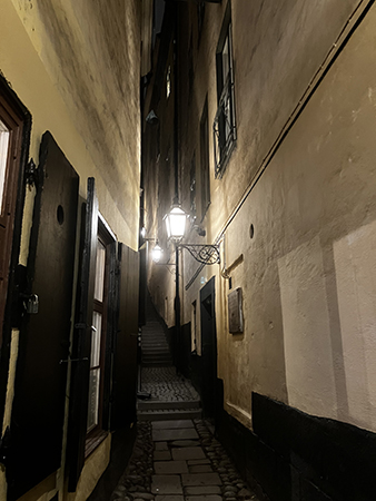 Den smalaste gränden i Gamla stan