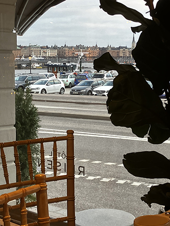 Gråkall decemberlördag i Stockholm