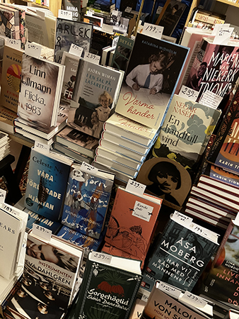 Böcker på Gamla stans bokhandel