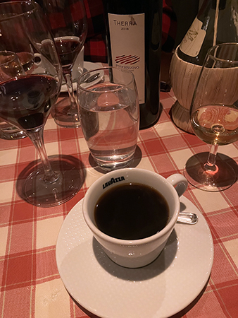 Kaffe och Frangelico på Agaton