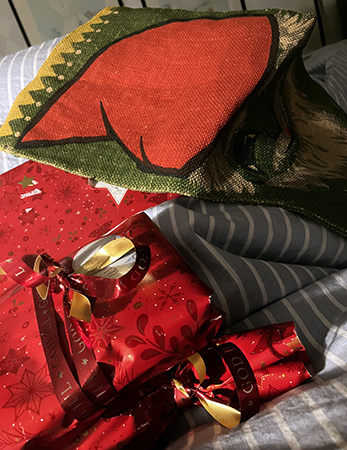 Julstrumpa och klappar