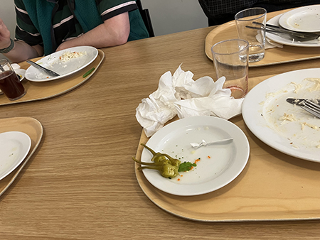 Aväten lunch fyra personer