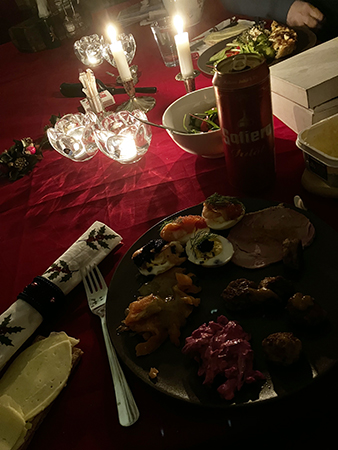 Rester från julbordet till middag 29 dec 2022
