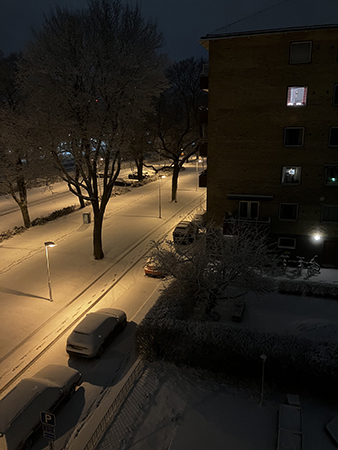 Vintermorgon den 23 december 2022