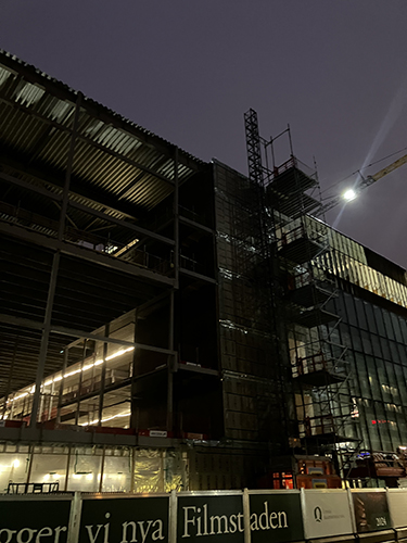 Nya Filmstaden byggs Nya Filmstaden byggs
