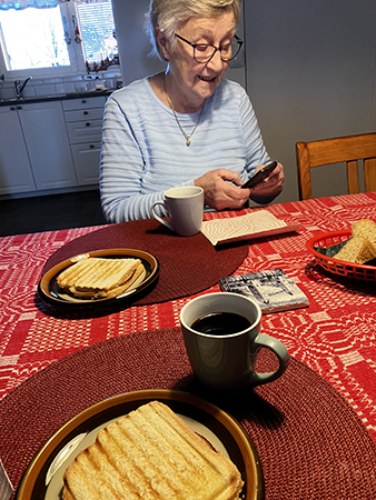 Grillade mackor hemma hos IM