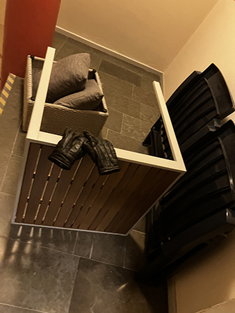 Balkongmöbler till vinden