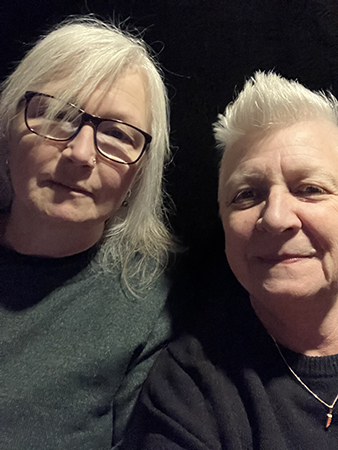 Wefie Anna o jag på Fyrisbiografen