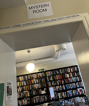 Mystery room på English Bookshop