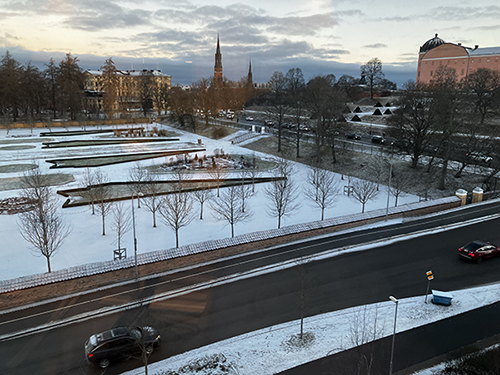 Vinter igen i barockträdgården Vinter igen i barockträdgården