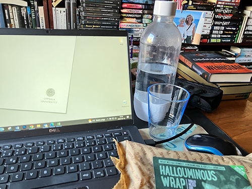 Skrivbordslunch på Main Street